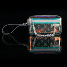 Louis Vuitton-Clutch-23.0 x 11.5 x 4.0 cm (Length x height x width ) L 8.4 x H 4.7 x W 1.9 inches Highly resistant PVC Highly resistant PVC and calf-leather trim Mat-white hardware Zipped compartment Zipped front pocket Removable strap-fabriqe.com