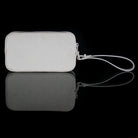 Louis Vuitton-Clutch-WT-9.06 x 4.53 x 1.57 inches ( length x height x width ) L 21.3 x H 12 x W 4.8 cm/ L 8.4 x H 4.7 x W 1.9 inches Powder White Taurillon Monogram Cowhide leather Textile lining Tone-on-tone hardware Matte-effect resin chain Removable st