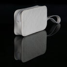 Louis Vuitton-Clutch-WT-9.06 x 4.53 x 1.57 inches ( length x height x width ) L 21.3 x H 12 x W 4.8 cm/ L 8.4 x H 4.7 x W 1.9 inches Powder White Taurillon Monogram Cowhide leather Textile lining Tone-on-tone hardware Matte-effect resin chain Removable st