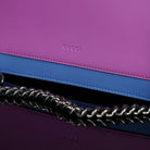 Gucci-Dionysus Shoulder Bag-Selfridges exclusive Blue Leather, a material with low environmental, Pink sides Antique silver-toned hardware Fox's head and Shells design made with sequins Tiger head closure Interior zippered compartment Pocket under the flap External rear pocket Sliding chain strap can be worn as a shoulder strap with 35 drop or can be worn as a top handle with 22 drop Medium size: W30cm x H21cm x D10cm Suede lining with interior pockets Made in Italy The model is 178 cm-fabriqe.com