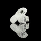 Chanel-CC Sneakers-Pre Order Duration (3-5 Working Days) CC Logo on side White Reflective 3m pipping and Back White Release: 2019 Limited Release Suede Nylon 3m-fabriqe.com