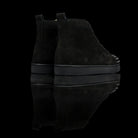 Christian Louboutin-Louis Flat High Spiked Toe-Pre Order Duration (3-5 Working Days) Product: 1140458 Colour: Black/Black Classic Material: Suede, Rubber Sole Mens Christian Louboutin Louis Spikes constructed in Flat Black Suede feature sleek looking spik