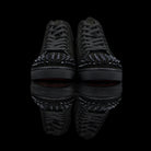 Christian Louboutin-Louis Flat High Spiked Toe-Pre Order Duration (3-5 Working Days) Product: 1140458 Colour: Black/Black Classic Material: Suede, Rubber Sole Mens Christian Louboutin Louis Spikes constructed in Flat Black Suede feature sleek looking spik