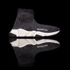 Balenciaga-Speed Knit-Product Code: 530284 20680 1000 Colour: Noir – Black Glitter Limited Stock Material: Glittered Textile Sock, Rubber Sole-fabriqe.com