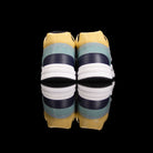 Chanel-CC Sneakers-CC Logo on side Multi Patent, Blue Teal, Yellow Rubber Sole 2018 Release Limited Stock-fabriqe.com