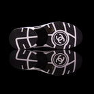 Chanel-CC Sneakers-CC Logo on side Multi Patent, Blue Teal, Yellow Rubber Sole 2018 Release Limited Stock-fabriqe.com