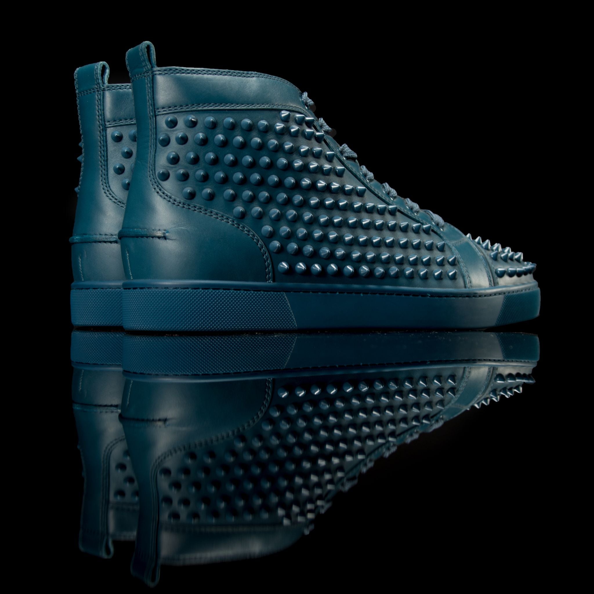 Christian Louboutin-Louis Flat-Product Code: 1101083 Colour: Turquin-Blue Discontinued Material: Leather-fabriqe.com