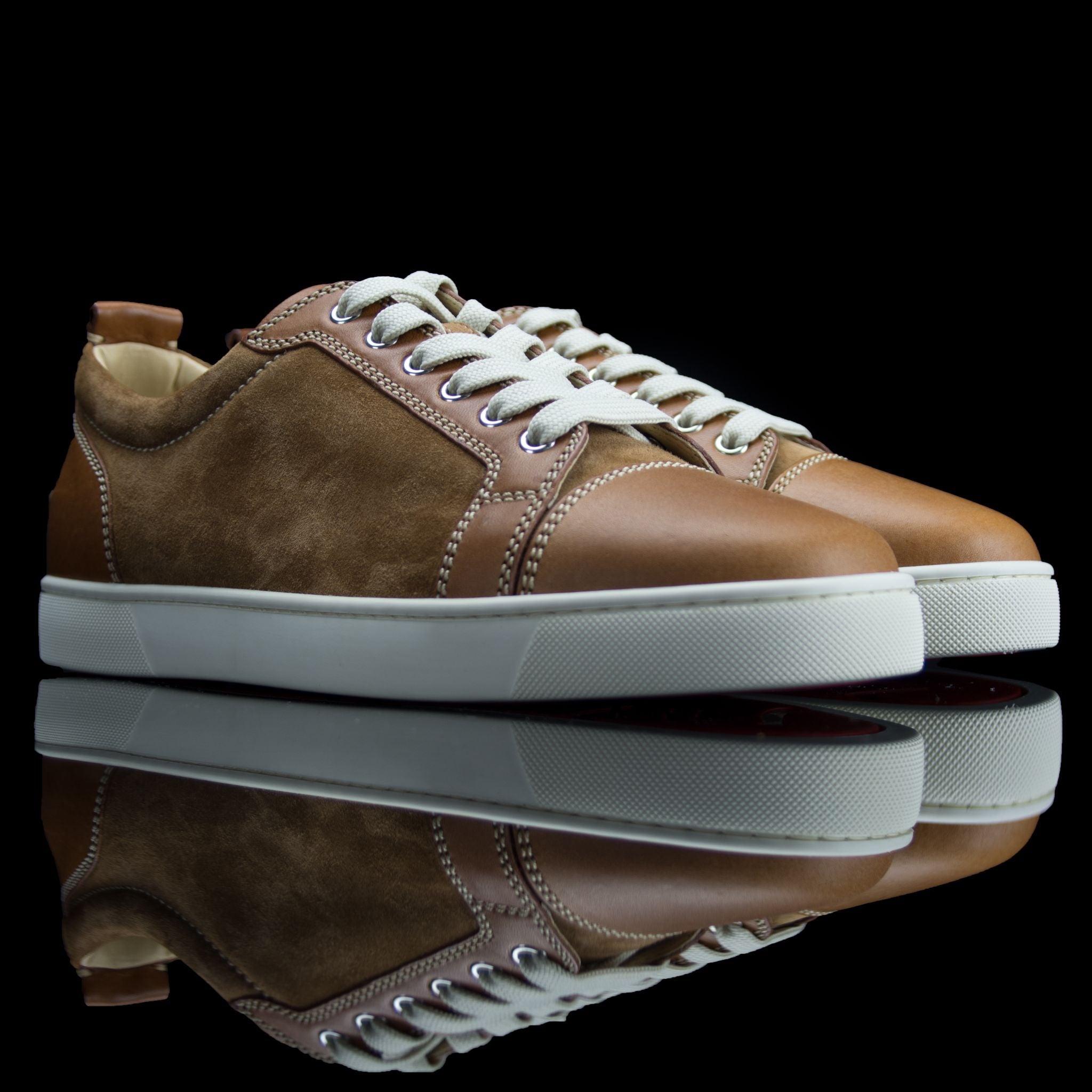 Christian Louboutin-Louis Flat Low-Product Code: Colour: Tan Limited Releasee Material: Leather, Suede Velours-fabriqe.com