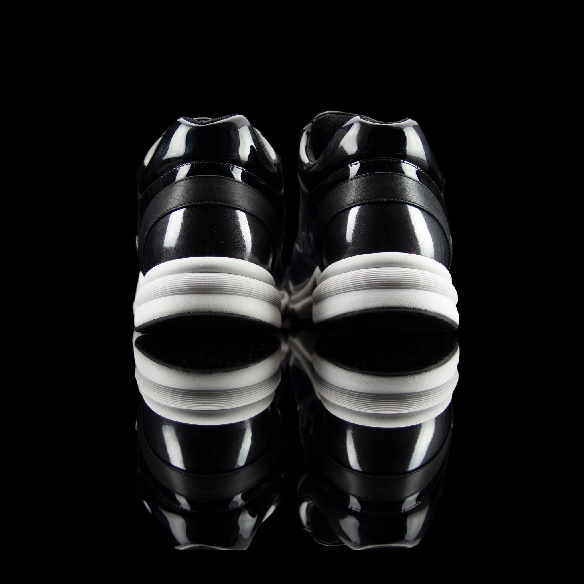 Chanel-CC Sneakers-This item is classed as women’s CC Logo on side Black/Transparent Rubber Sole 2018 Release Limited Stock-fabriqe.com
