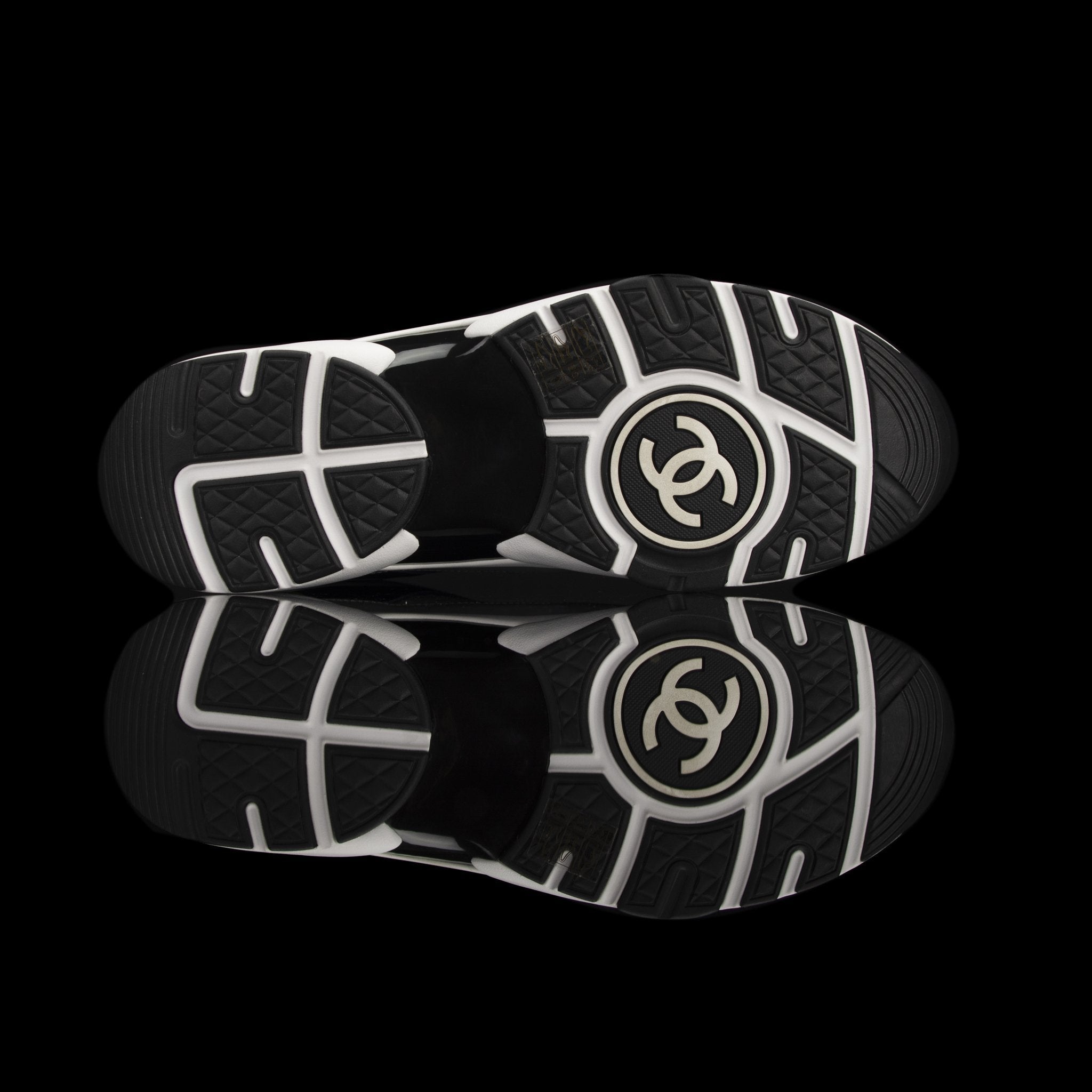 Chanel-CC Sneakers-Pre Order Duration (3-5 Working Days) CC Logo on side White, Cream, Sky Blue, Navy Blue, Black Leather Patent Rubber Sole 2019 Release Limited Stock Chanel CCs crafted in leather and patent fabric sports CC branding on the side. Composed in leather with the patent finish and platformed on rubber sole. Also, the colour of sky blue, navy blue and cream is sure to grab the spotlight!-fabriqe.com