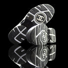 Chanel-CC Sneakers-This item is classed as women’s CC Logo on side Black/Transparent Rubber Sole 2018 Release Limited Stock-fabriqe.com