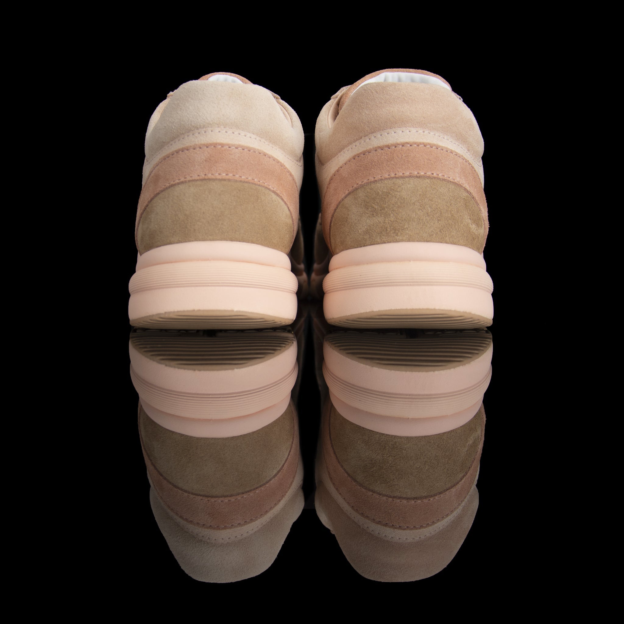 Chanel-CC Sneakers-Pre Order Duration (3-5 Working Days) This item is classed as Women’s CC Logo on side Beige, Pink, Release: 2019 Limited Release Lambskin Suede-fabriqe.com