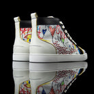 Christian Louboutin-Louis Flat High-Product Code: 1180212 Colour: White/Multi Release Date: 2017 Material: Patent Leather, Suede, Rubber Sole-fabriqe.com