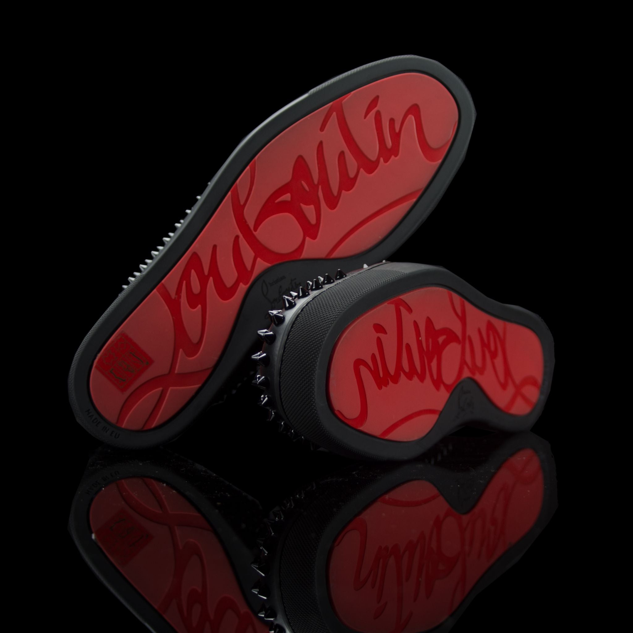 Christian Louboutin-Louis Flat-Product Code: Colour: Black-Black Discontinued Material: Leather-fabriqe.com