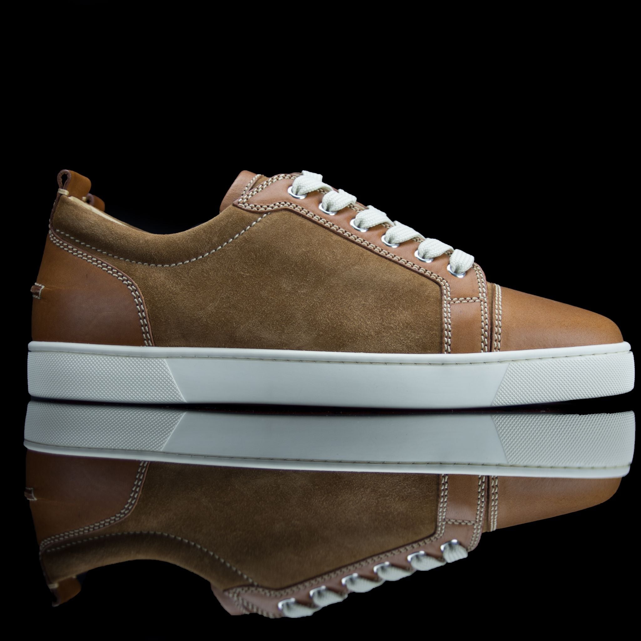 Christian Louboutin-Louis Flat Low-Product Code: Colour: Tan Limited Releasee Material: Leather, Suede Velours-fabriqe.com