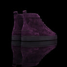 Christian Louboutin-Louis Flat High-Product Code: 3161213 Colour: Merlot Discontinued Material: Suede/Velour-fabriqe.com