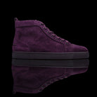 Christian Louboutin-Louis Flat High-Product Code: 3161213 Colour: Merlot Discontinued Material: Suede/Velour-fabriqe.com