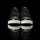 Christian Louboutin-Product: Colour: Black/Gold Exclusive to one store in Europe only Material: Suede, Leather, Patent, Rubber Sole Christian Louboutin Louisogo Louis Flat Spec is on offer this season. From the single store exclusive and patented, the lou