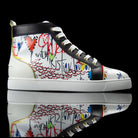 Christian Louboutin-Louis Flat High-Product Code: 1180212 Colour: White/Multi Release Date: 2017 Material: Patent Leather, Suede, Rubber Sole-fabriqe.com