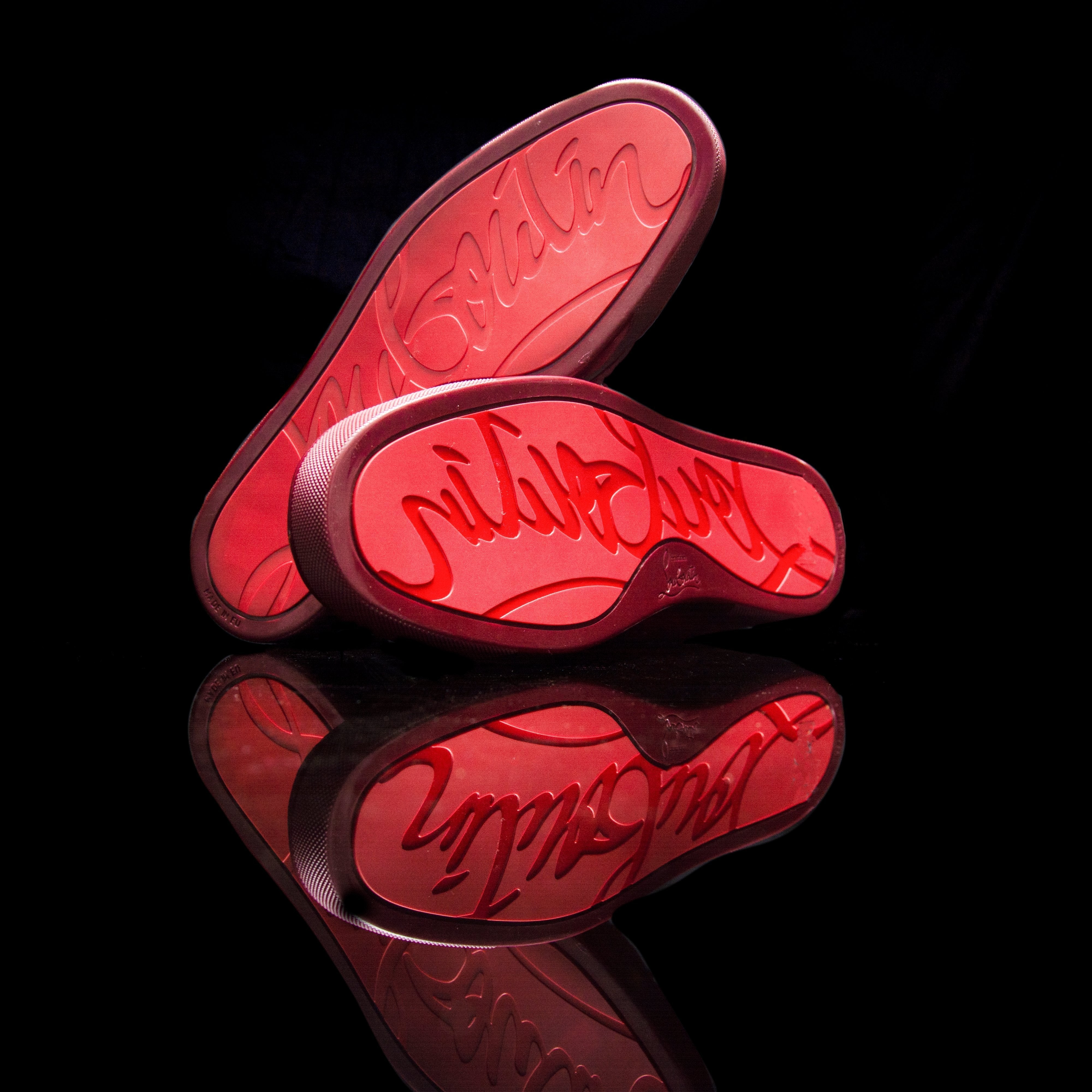 Christian Louboutin-Louis Flat High-Colour: Dark Red Release Date: 2018 Exclusive, Limited Release Material: Alligator Leather, Rubber Sole-fabriqe.com