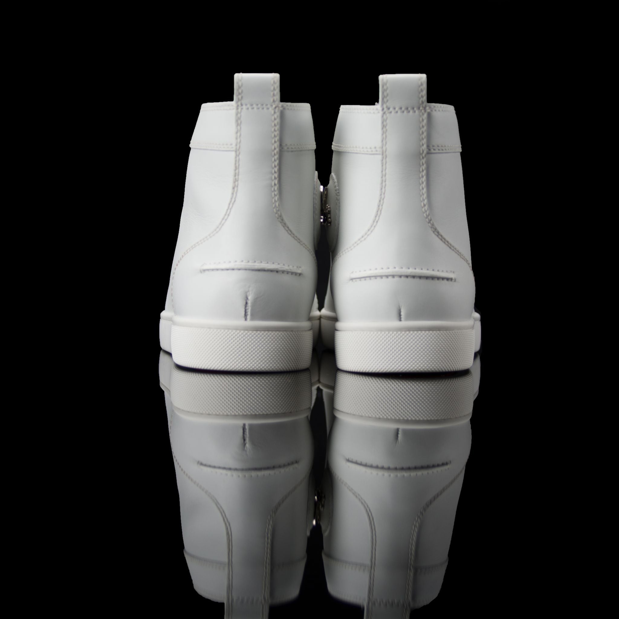 Christian Louboutin-Louis Flat High-Product: 3091177 Colour: White Discontinued Material: Leather-fabriqe.com