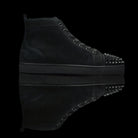 Christian Louboutin-Louis Flat High Spiked Toe-Product Code: 3101212 Colour: Black 2015 Release Material: Suede Velours, Metal Spikes-fabriqe.com