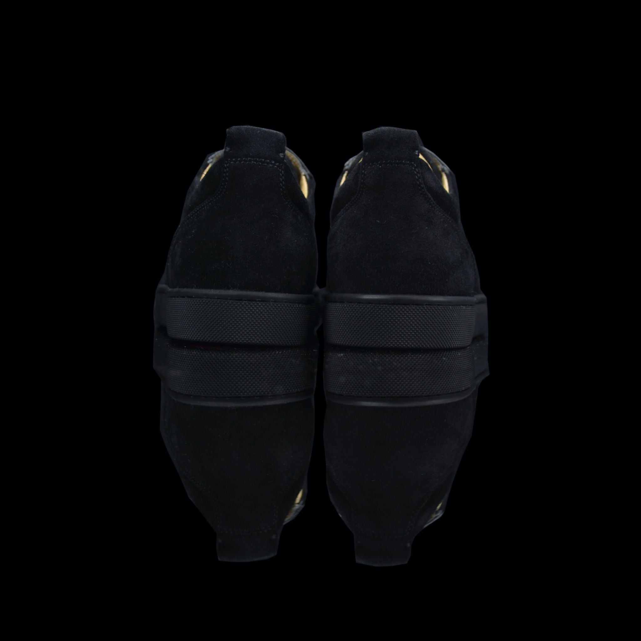 Christian Louboutin-Louis Junior Low Spikes-This Item is Pre-Order Only (3-5 Working Days) Product Code: 1130575 Colour: Black Black 2018 Release Limited Stock Material: Suede Velours, Metal Spikes-fabriqe.com