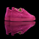 Christian Louboutin-Louis Junior Low Spikes-Product Code: 1130575 Colour: Fusain - Rosa-Pink 2015 Release Limited Stock Material: Suede Velours, Metal Spikes-fabriqe.com