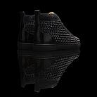 Christian Louboutin-Louis Orlato Flat Spikes-Colour: Black 2018 Release Material: Metal Spikes, Patent back, Suede trimming. Metal Spikes Discontinued-fabriqe.com