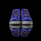 Christian Louboutin-Louis Flat-Colour: Blue Scurro Un-Released Material: Suede/Velour Translucent Sole Mens Christian Louboutin Louis Flat Spikes Suede Blue Scurro Unreleased Sample Pair-fabriqe.com