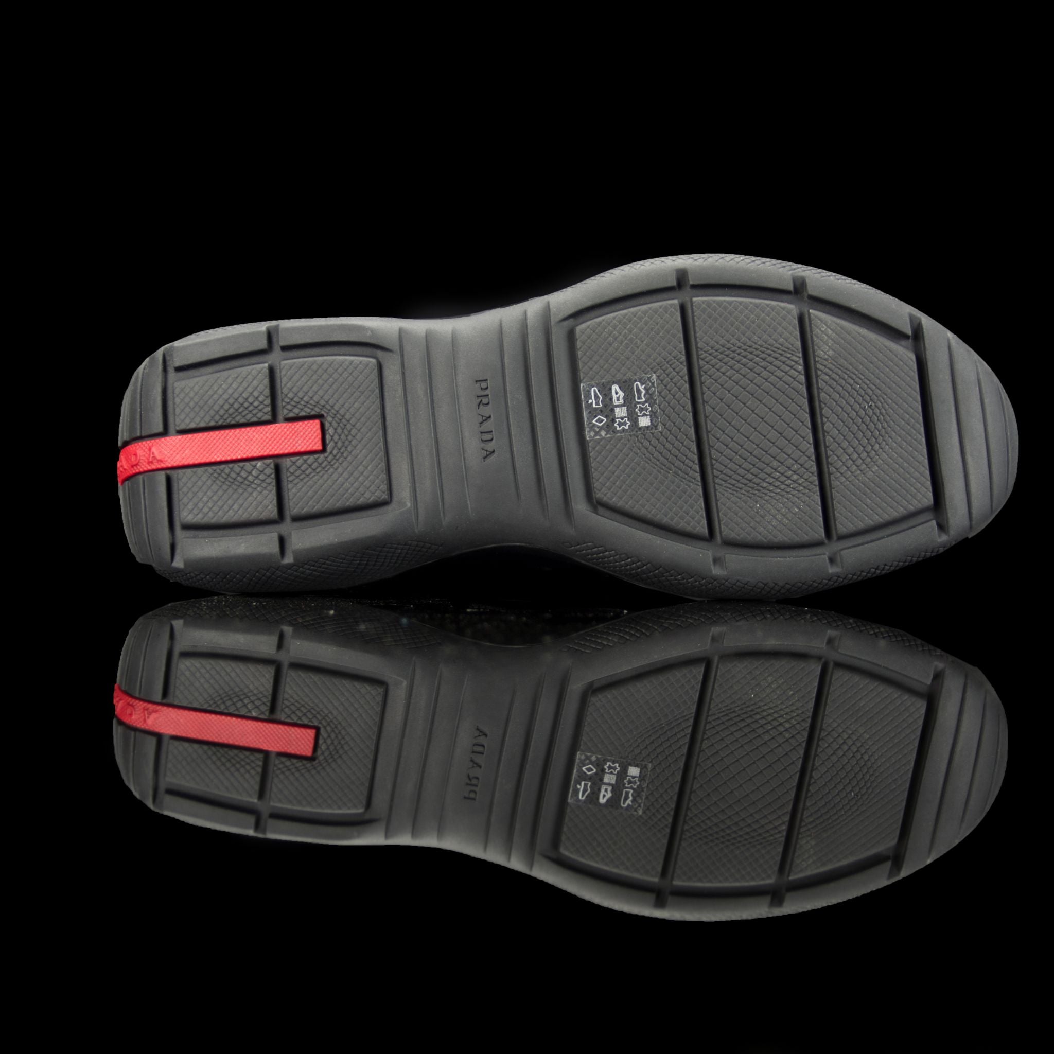 Prada-Americas World Cup-Product Code: PS0906 Colour: Nero-Black Classic Material: Leather, Mesh-fabriqe.com