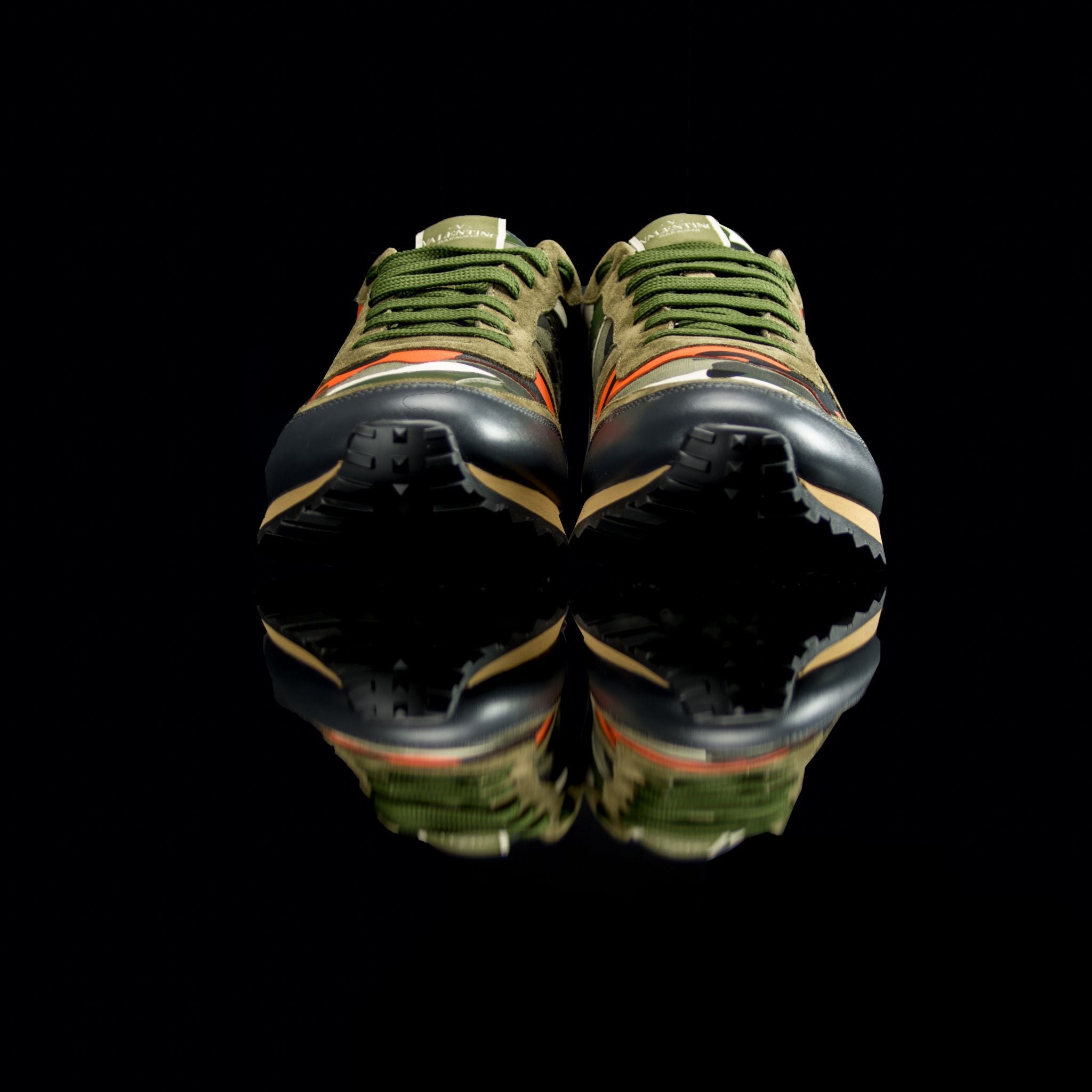 Valentino-Rockstud Sneakers-Product Code: NY2S0723 Colour: Multicolour Material: Leather, Suede-fabriqe.com