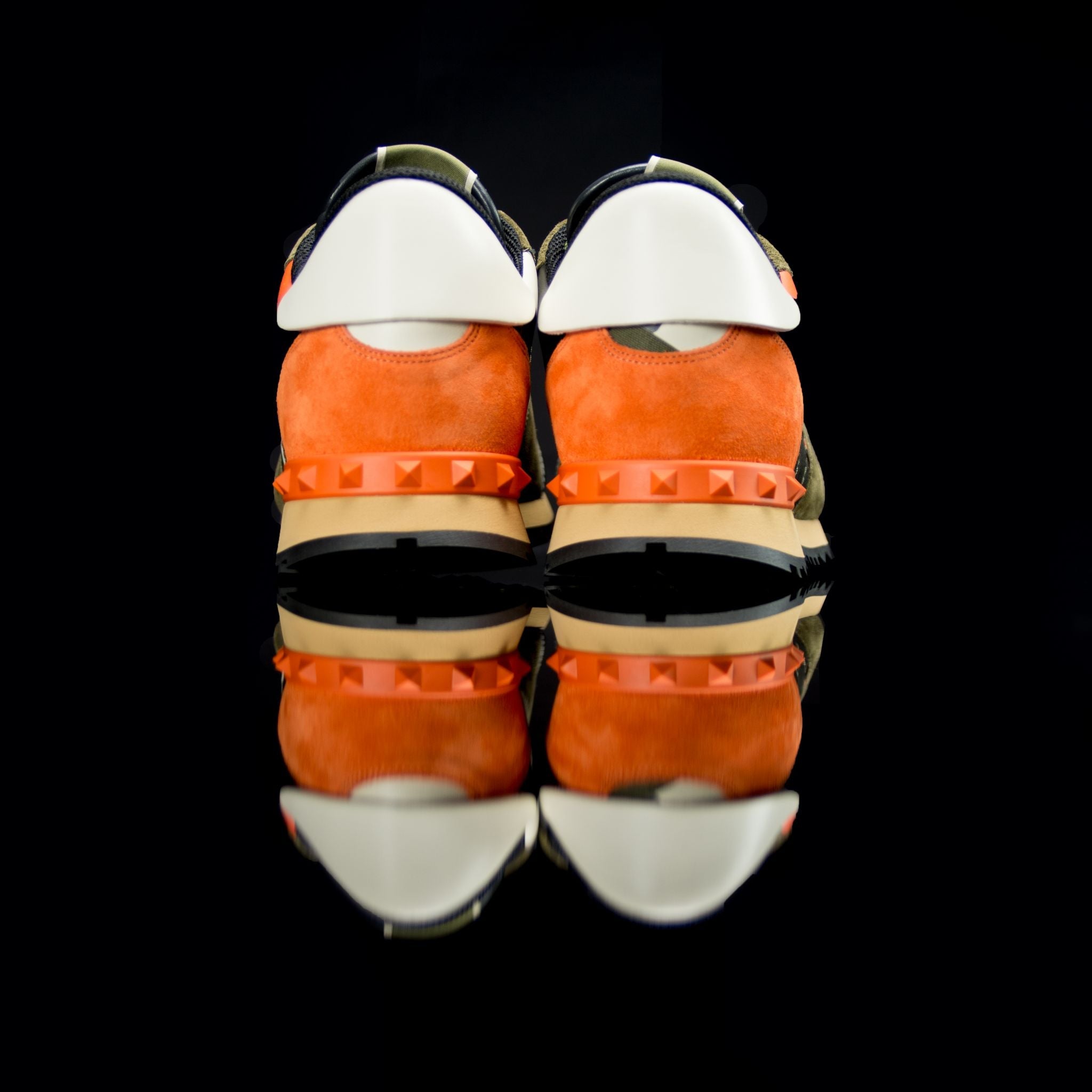 Valentino-Rockstud Sneakers-Product Code: NY2S0723 Colour: Multicolour Material: Leather, Suede-fabriqe.com