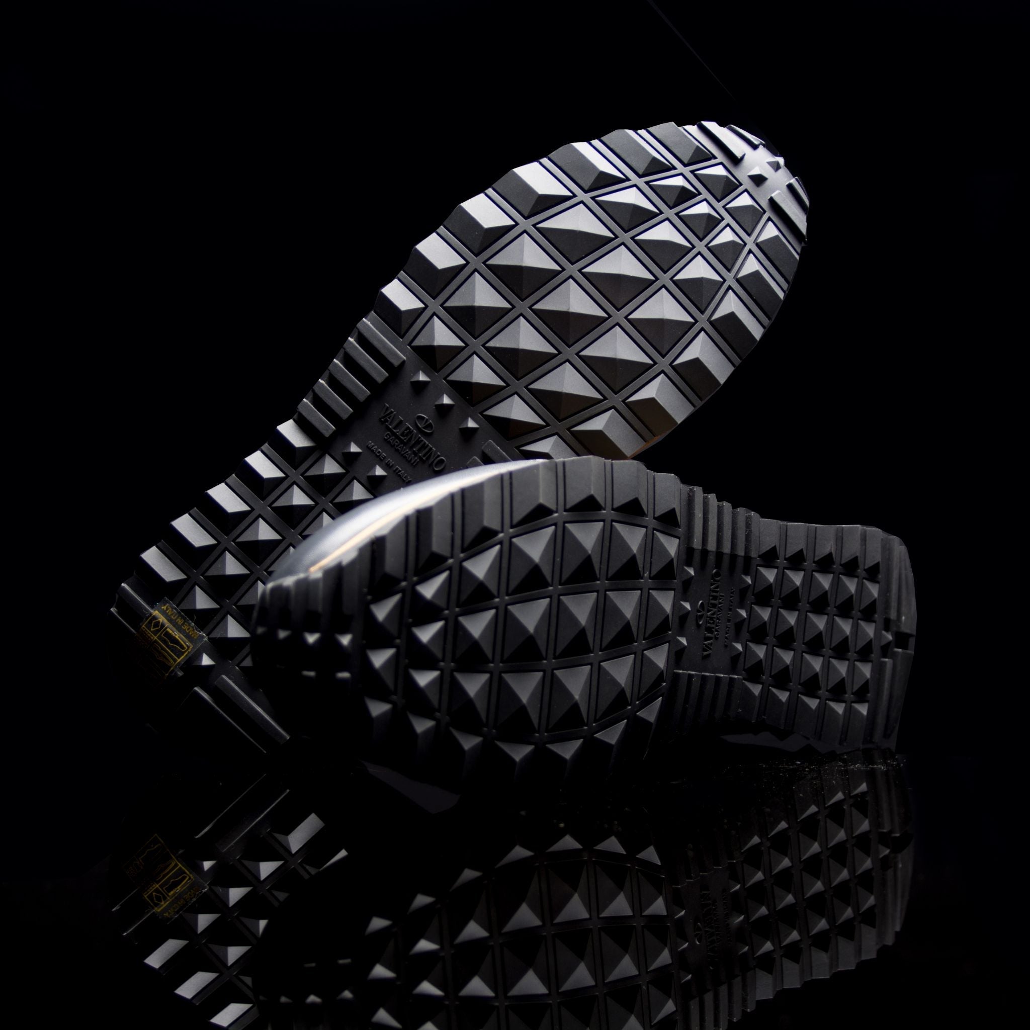 Valentino-Rockstud Sneakers-Product Code: NY2S0723 Colour: Multicolour Material: Leather, Suede-fabriqe.com