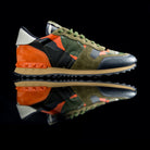 Valentino-Rockstud Sneakers-Product Code: NY2S0723 Colour: Multicolour Material: Leather, Suede-fabriqe.com