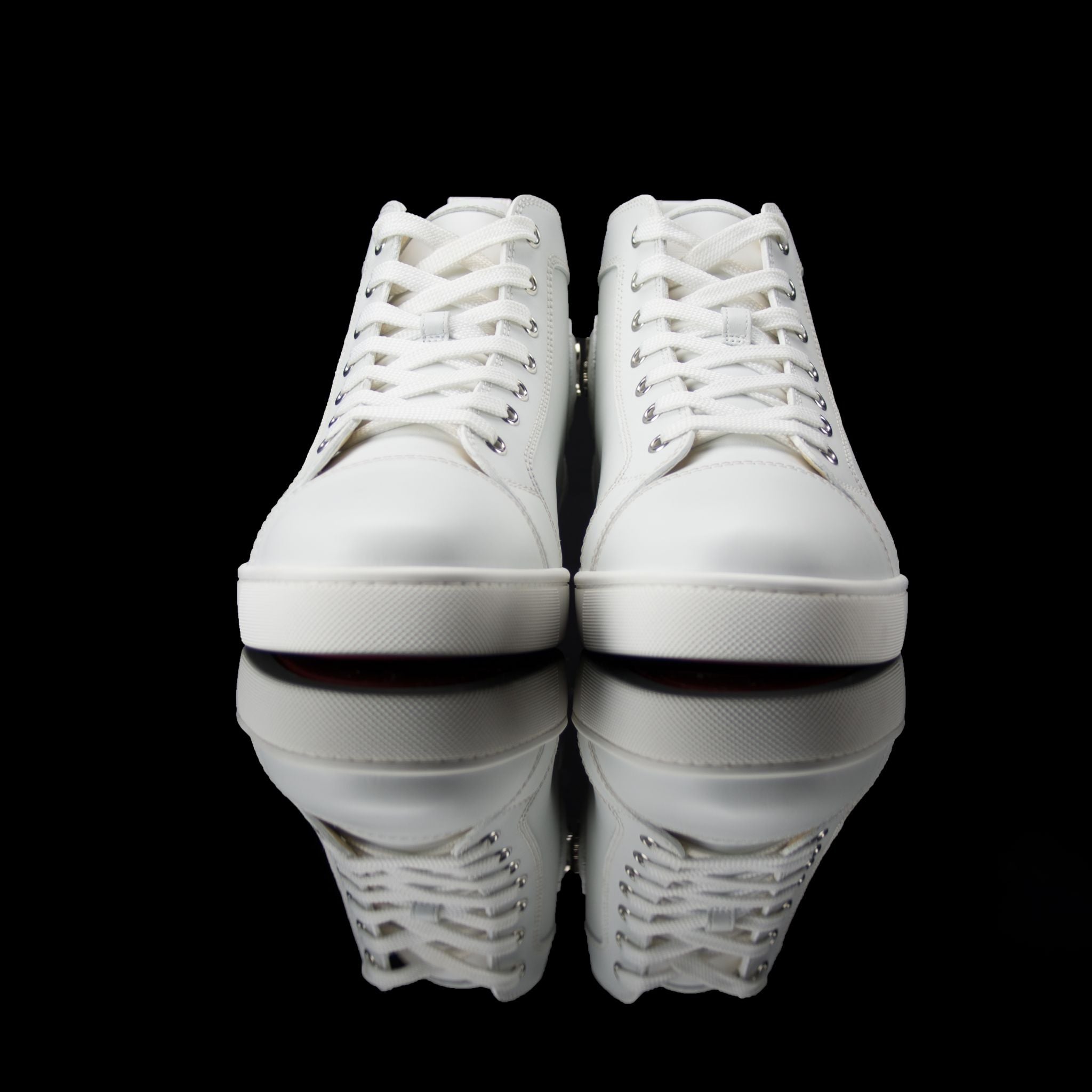 Christian Louboutin-Louis Flat High-Product: 3091177 Colour: White Discontinued Material: Leather-fabriqe.com