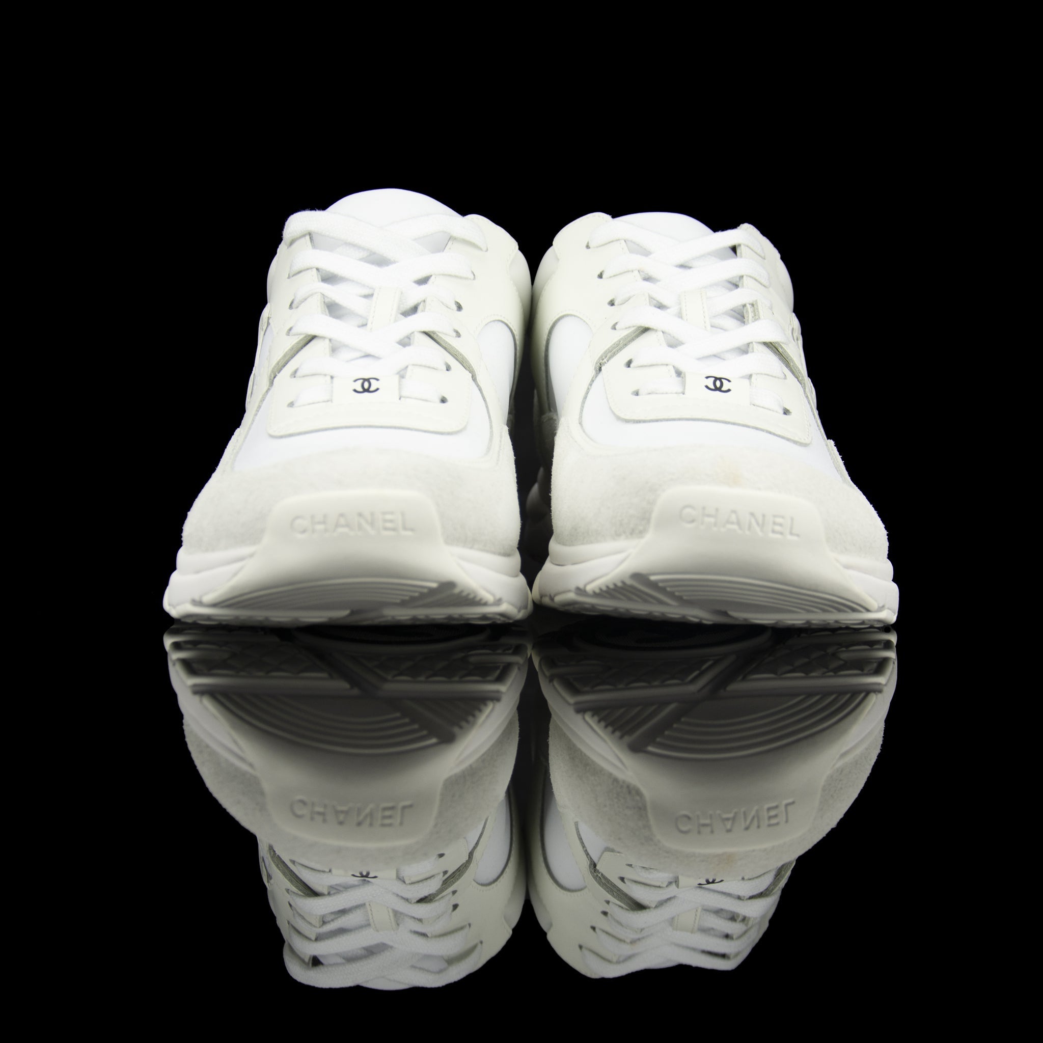 Chanel-CC Sneakers-Pre Order Duration (3-5 Working Days) CC Logo on side White Rubber Sole 2019 Release Limited Stock-fabriqe.com