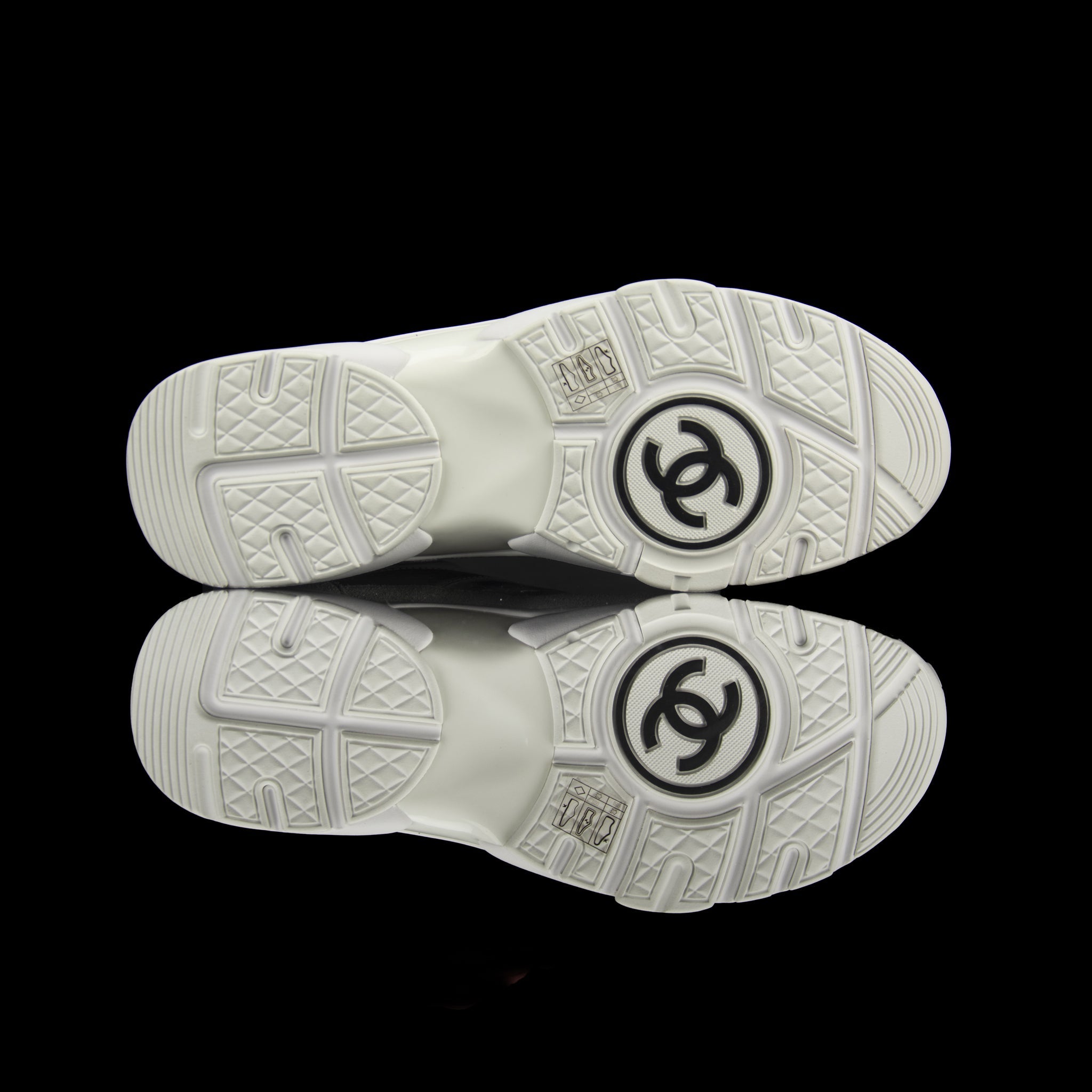 Chanel-CC Sneakers-Pre Order Duration (3-5 Working Days) CC Logo on side White Rubber Sole 2019 Release Limited Stock-fabriqe.com