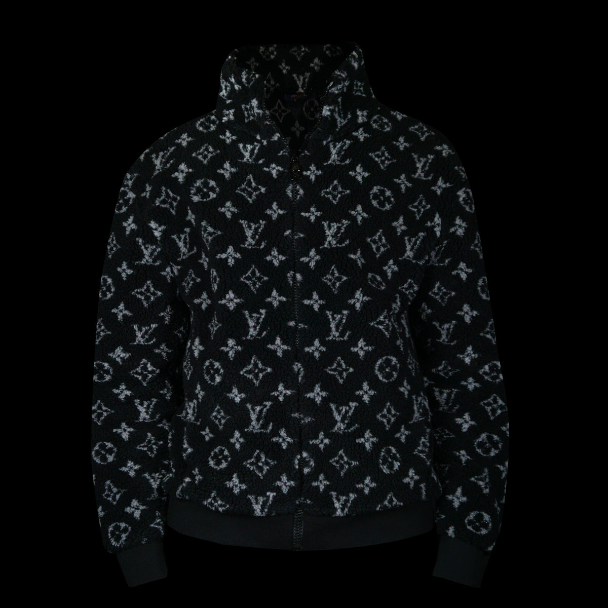 LV Monogram Teddy Jacquard Fleece Zip Jacket