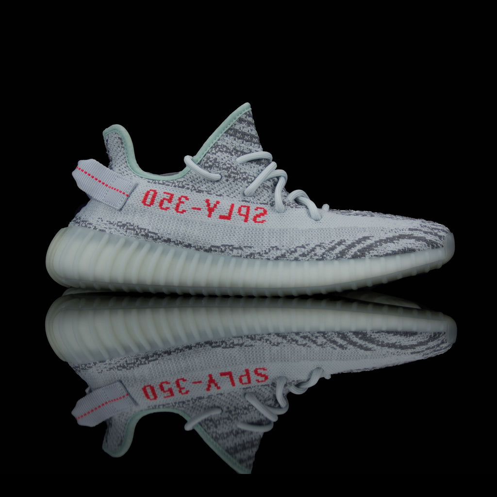 Adidas-Yeezy Boost 350-Product code: B37571 Colour: Blue Tint/Grey Three/High Risk Red Year of release: 2017-fabriqe.com