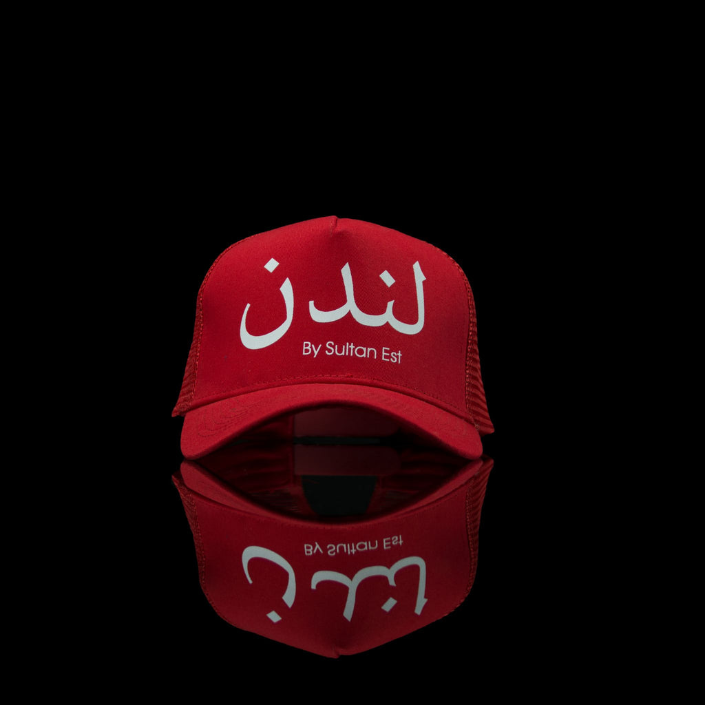 Sultan Est-Cap-London (Arabic) One Size Fits All Red White-fabriqe.com