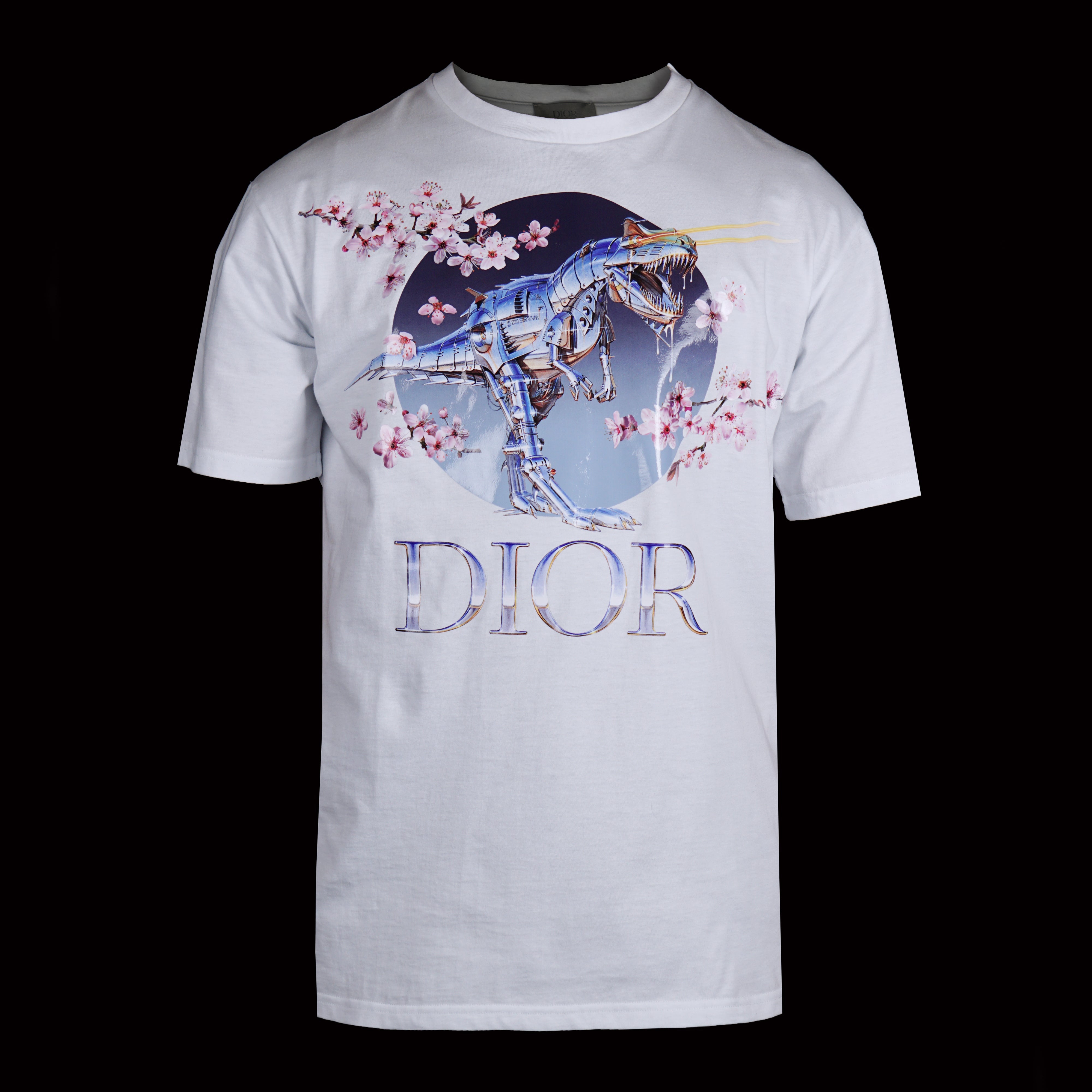 Dior-T-shirt-Colour: White Material: 100% Cotton Crew neck, short sleeves Fit: Oversize-fabriqe.com