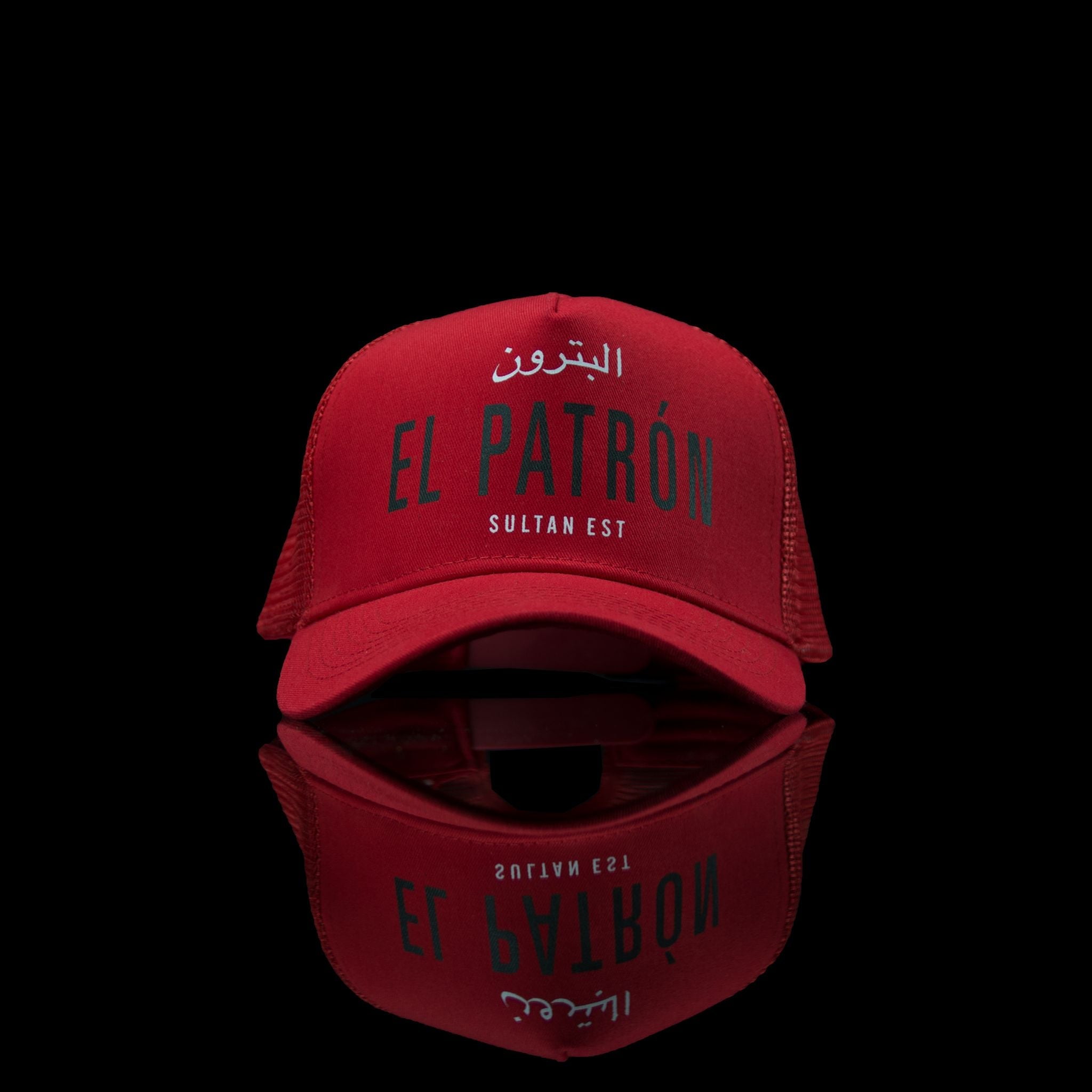 Sultan Est-Cap-El Patron (Arabic) One Size Fits All Red-fabriqe.com