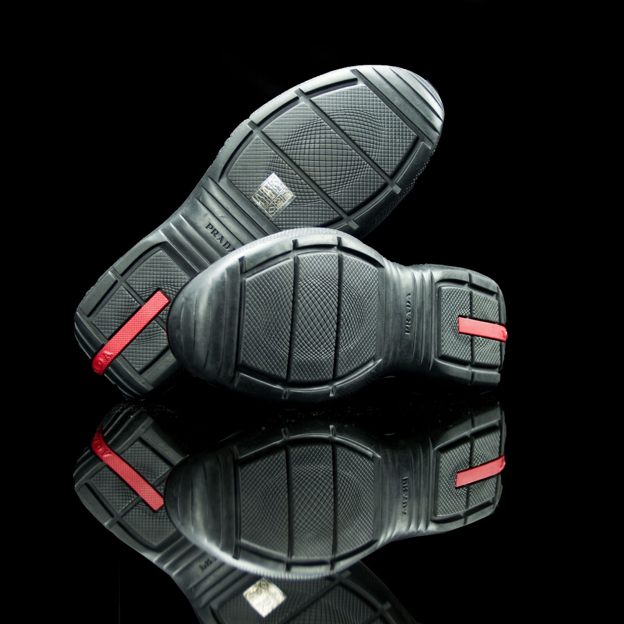 Prada-Americas World Cup-Product Code: Pr3163 Colour: Nero-Black Patent Classic Material: Patent Leather, Mesh-fabriqe.com