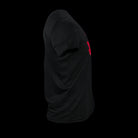Dsquared-T-shirt-Large Maple Leaf Logo Black Red Crew Neck Classic Fit Product Code: S74GD0098 Fashion Designers Dean and Dan Canten present you the iconic Maple Leaf Logo Print T-shirt. Inspired from the Canadian flag, the Mens Dsquared black T-shirt spo