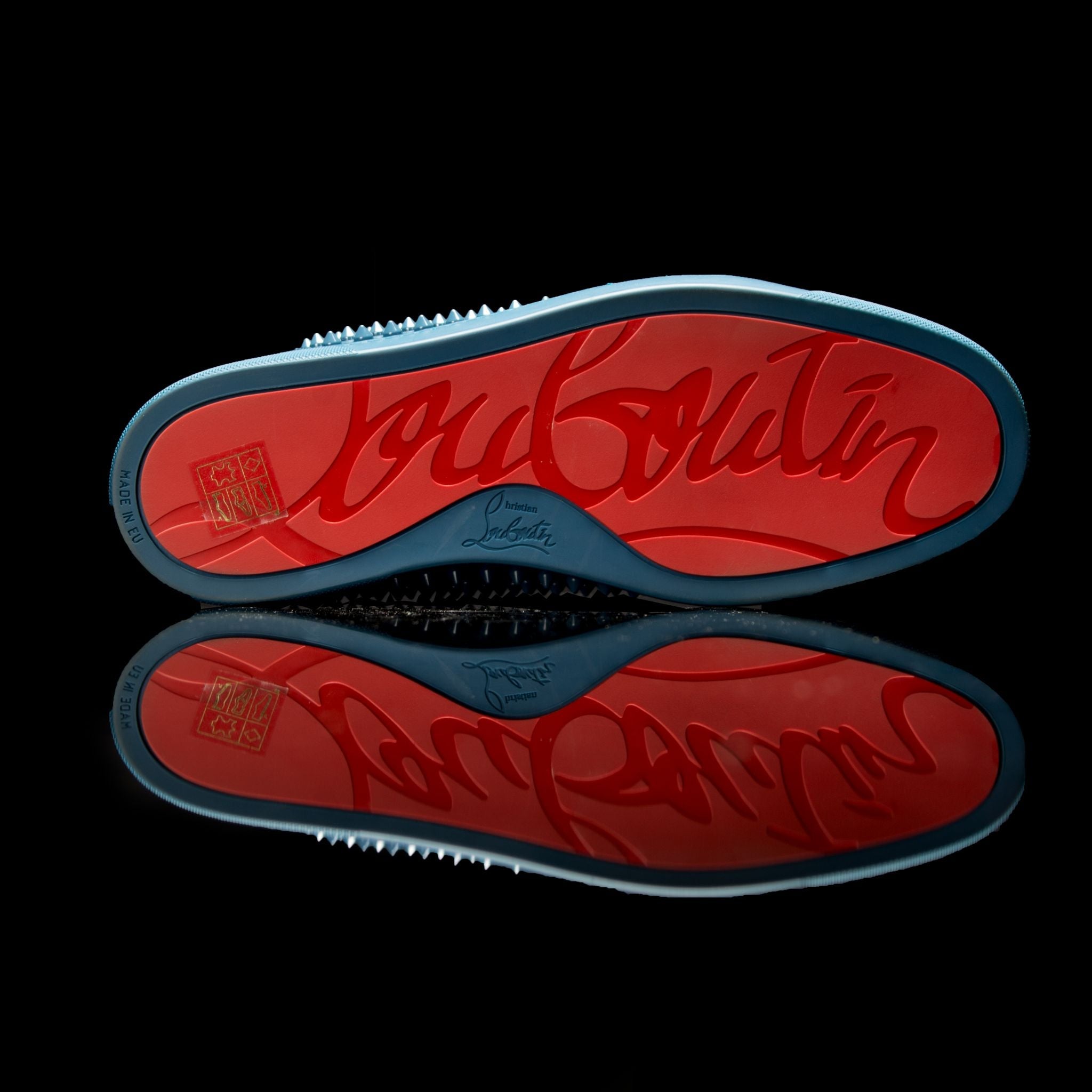 Christian Louboutin-Louis Flat-Product Code: 1101083 Colour: Turquin-Blue Discontinued Material: Leather-fabriqe.com