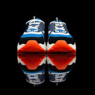 Dior Homme-B22 Sneakers-Pre-Order Duration: 3-5 working days Blue technical knit and black calfskin White cotton laces White nylon lining Black nylon pull tab Orange rubber sole, textured “Dior Homme” logo “Welded” construction-fabriqe.com