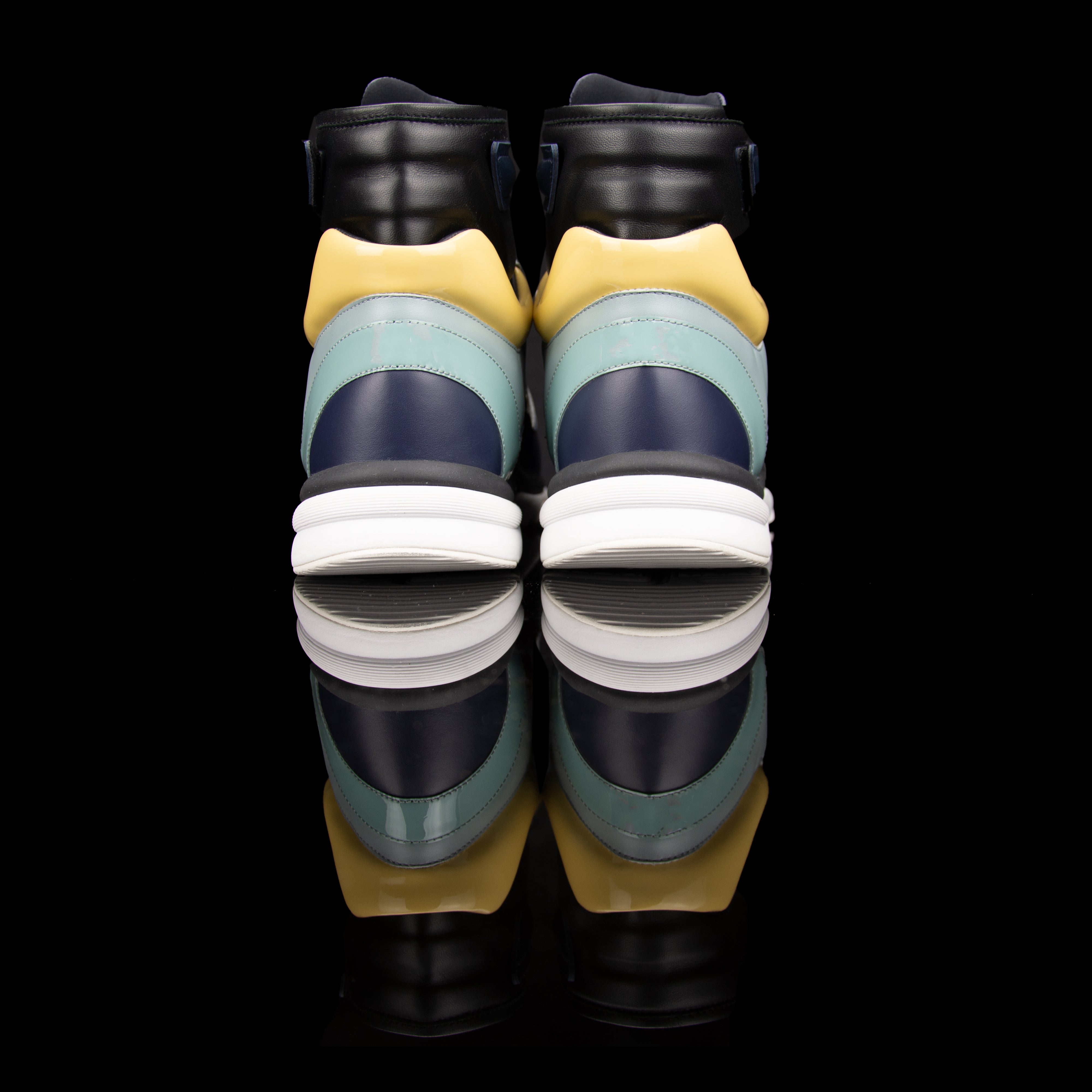 Chanel-CC Sneakers-Pre Order Duration (3-5 Working Days) CC Logo on side Multi Patent, Blue Teal, Yellow Leather Patent Rubber Sole 2019 Release Limited Stock Chanel CCs crafted in leather and patent fabric sports CC branding on the side. Composed in leather with the patent finish and platformed on rubber sole. Also, the colour of sky blue, navy blue and cream is sure to grab the spotlight!-fabriqe.com