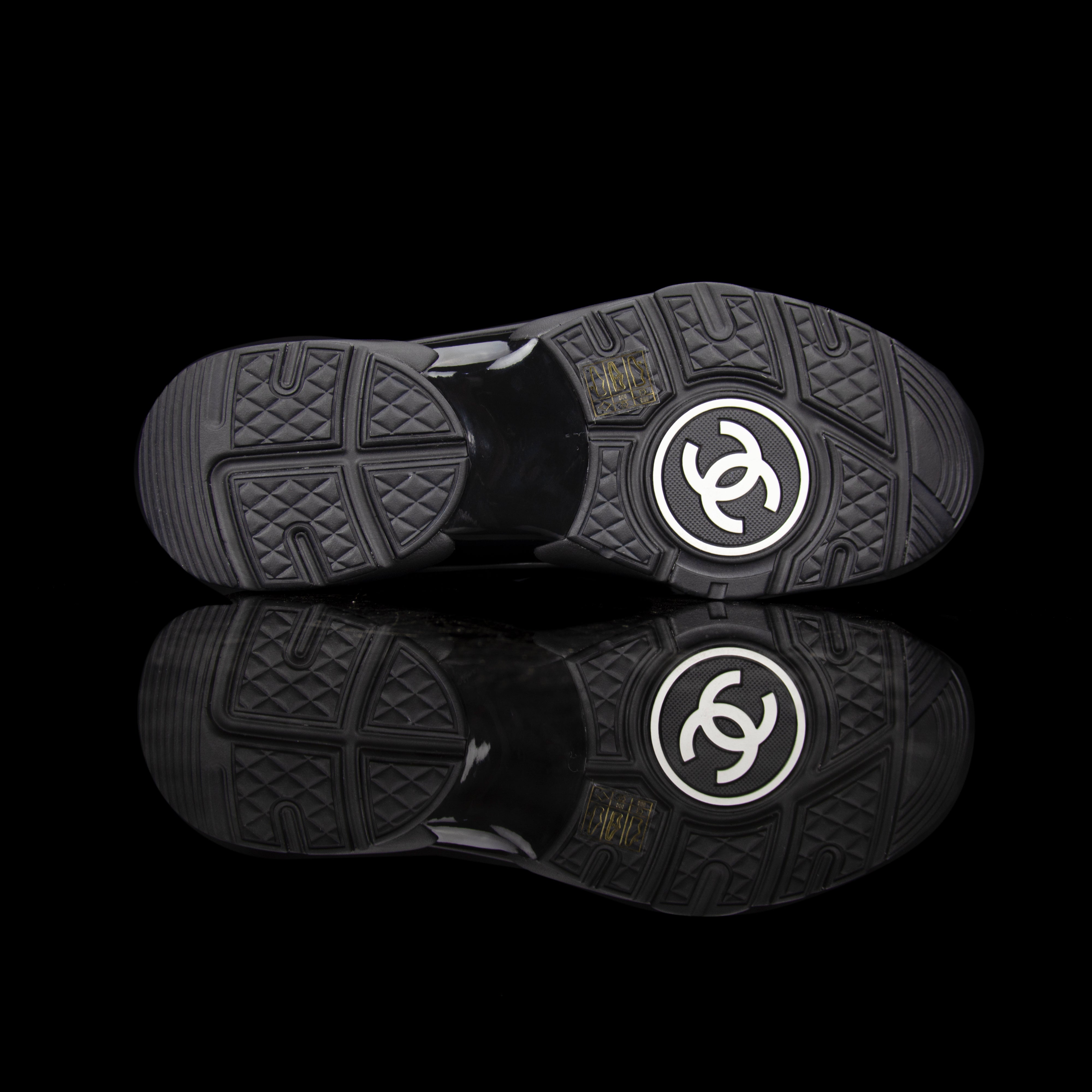 Chanel-CC Sneakers-Pre Order Duration (3-5 Working Days) CC Logo on side Black, Navy, Silver, Grey Release: 2019 Limited Release Lambskin & Velour-fabriqe.com