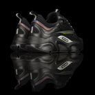 Dior Homme-B22 Sneakers-Black technical knit and black calfskin Black cotton laces Black nylon lining Black nylon pull tab Iridescent Strip, black rubber sole, textured "Dior Homme" logo "Welded" construction Christian Dior launched B22 Sneakers textured 